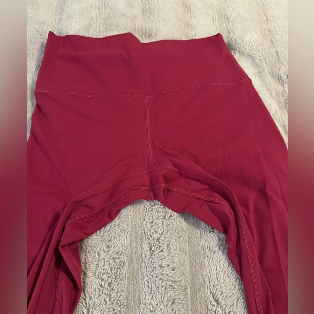 Lululemon Pomegranate 23 inch Align High-Waisted Leggings - buttery soft - Picture 6 of 7